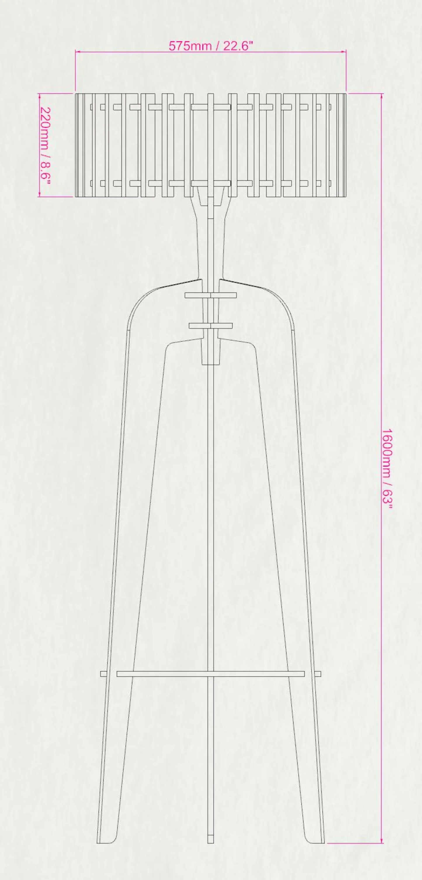 Lámpara de Pie Minimalista Lumina Nordic