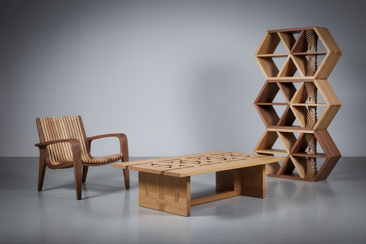 muebles hechos en CNC