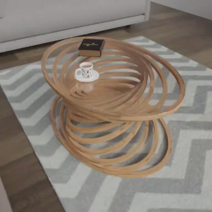 Mesa de centro con elipse paramétrico